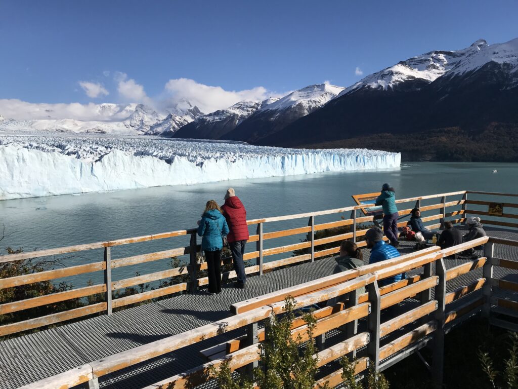 Perito Moreno Isbreen i Patagonia Argentina 
