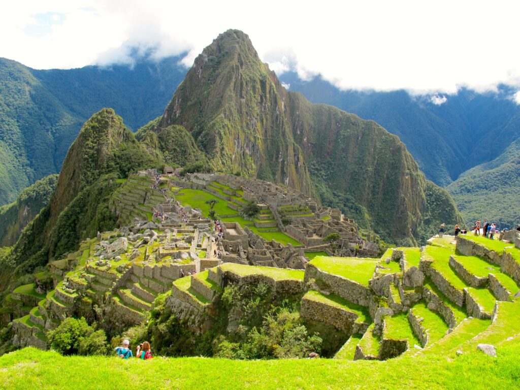  Machu Picchu i andesfjellene i Peru. 